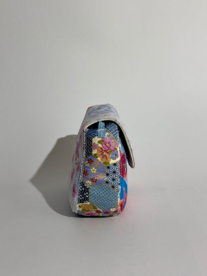 Borsa Luna fantasie giapponesi a sfondo azzurro e blu